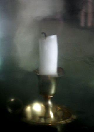 Candle through Glass